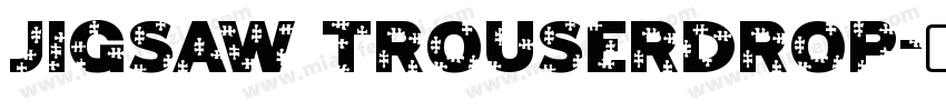 JIGSAW TROUSERDROP字体转换